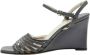 Salvatore Ferragamo Pre-owned Leather sandals Gray Dames - Thumbnail 1