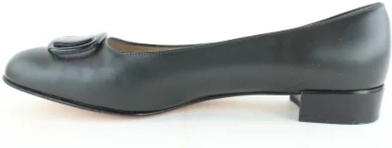 Salvatore Ferragamo Pre-owned Platte schoenen Black Dames