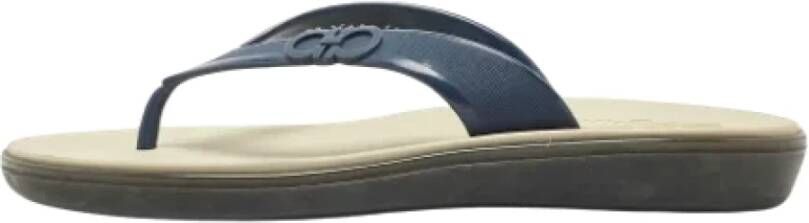 Salvatore Ferragamo Pre-owned Rubber sandals Blue Heren