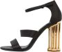 Salvatore Ferragamo Pre-owned Satin sandals Black Dames - Thumbnail 1