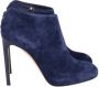 Salvatore Ferragamo Pre-owned Suede boots Blue Dames - Thumbnail 1