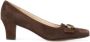 Salvatore Ferragamo Pre-owned Suede heels Brown Dames - Thumbnail 1