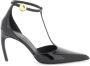 Salvatore Ferragamo Zwarte Ferragamo met Hak Black Dames - Thumbnail 1