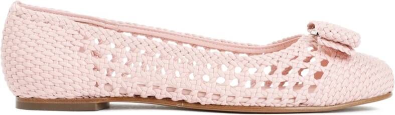 Salvatore Ferragamo Roze Varina Ballerina's Schoenen Pink Dames