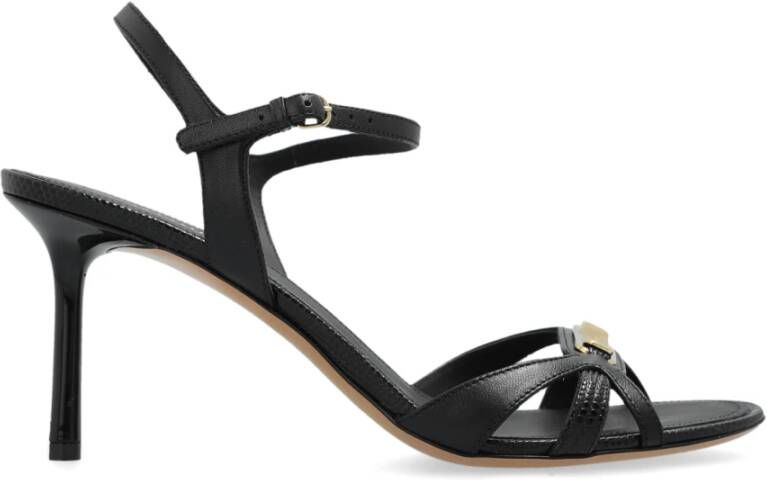 Salvatore Ferragamo Sandalettes met hak Dasy Black Dames