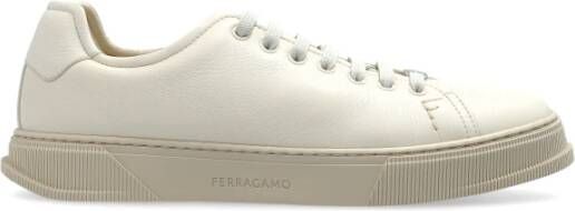 Salvatore Ferragamo Sneakers Bruce Beige Heren