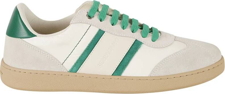 Salvatore Ferragamo Sneakers Green Heren