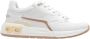 Salvatore Ferragamo Sneakers van geperst leer met mesh details White Dames - Thumbnail 1