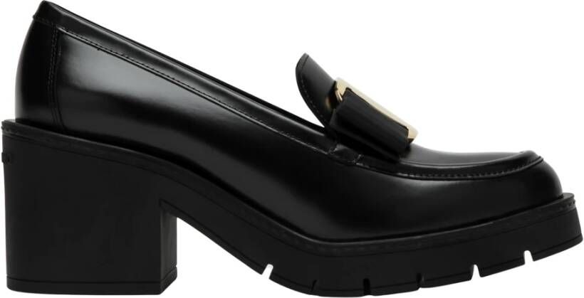 Salvatore Ferragamo Stijlvolle Benilde Loafer Schoen Black Dames