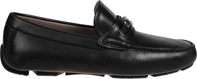 Salvatore Ferragamo Stijlvolle Lagos Loafers Black Heren