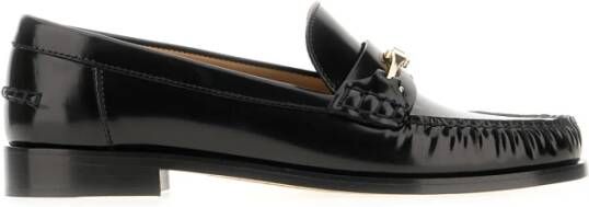 Salvatore Ferragamo Stijlvolle Loafers voor Mannen Black Dames