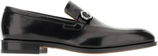 Salvatore Ferragamo Stijlvolle Loafers voor Mannen Black Heren