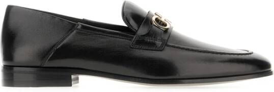 Salvatore Ferragamo Stijlvolle Loafers voor Mannen Black Heren