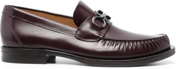 Salvatore Ferragamo Stijlvolle Loafers voor Mannen Brown Heren