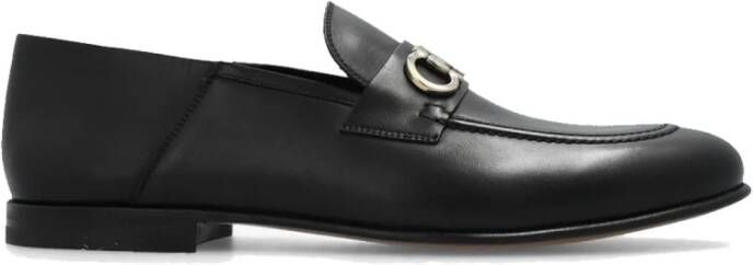 Salvatore Ferragamo Stijlvolle Mocassins voor Mannen Black Dames