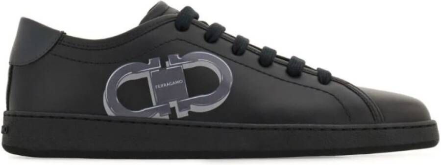 Salvatore Ferragamo Stijlvolle Sneakers voor Mannen en Vrouwen Black Heren