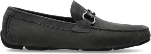 Salvatore Ferragamo Suede loafers Front Gray Heren