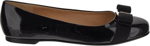 Salvatore Ferragamo Varina Platte Ballerina Schoenen Zwart Dames