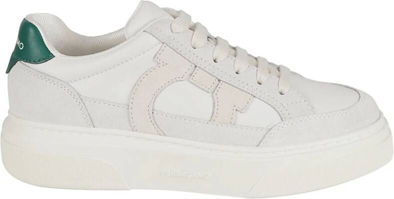 Salvatore Ferragamo Witte Sneakers voor Heren White Heren