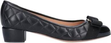 Salvatore Ferragamo Zwarte en grijze ballerina`s Zwart Dames