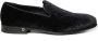 Salvatore Ferragamo Zwarte fluwelen loafers lage hak Italië Black Heren - Thumbnail 1