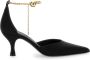 Salvatore Ferragamo Zwarte Hak Ferragamo Dana 70T Black Dames - Thumbnail 9