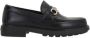 Salvatore Ferragamo Zwarte leren Gancini loafers Black Heren - Thumbnail 1