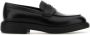 Salvatore Ferragamo Zwarte leren loafers voor heren Black Heren - Thumbnail 1