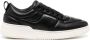 Salvatore Ferragamo Zwarte Leren Sneaker Black Heren - Thumbnail 1