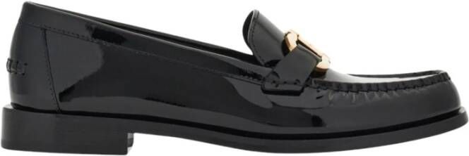 Salvatore Ferragamo Zwarte Loafer Schoenen voor Vrouwen Black Dames