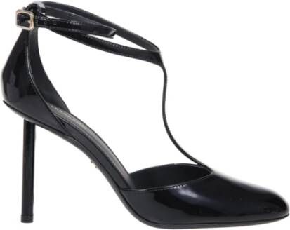 Salvatore Ferragamo Zwarte Lysandra Pomp Black Dames