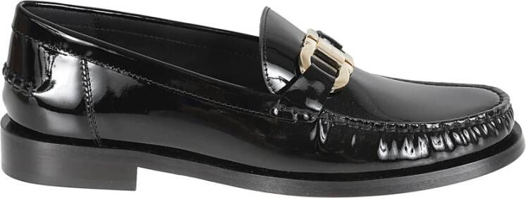 Salvatore Ferragamo Zwarte Maryan Platte Schoenen Black Dames