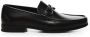 Salvatore Ferragamo Zwarte Mocassin Platte Schoenen Black Heren - Thumbnail 1