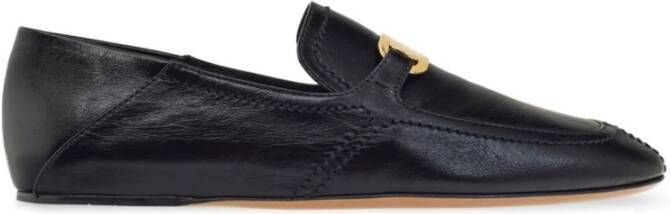 Salvatore Ferragamo Zwarte Mocassin Schoenen voor Mannen Black Dames