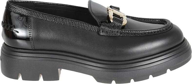 Salvatore Ferragamo Zwarte platte schoenen Brooke Black Dames