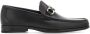 Salvatore Ferragamo Zwarte platte schoenen Gancini amandel teen Black Heren - Thumbnail 1