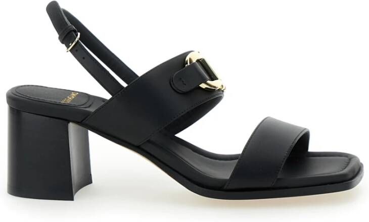 Salvatore Ferragamo Zwarte Sandalen LOW 55 Black Dames