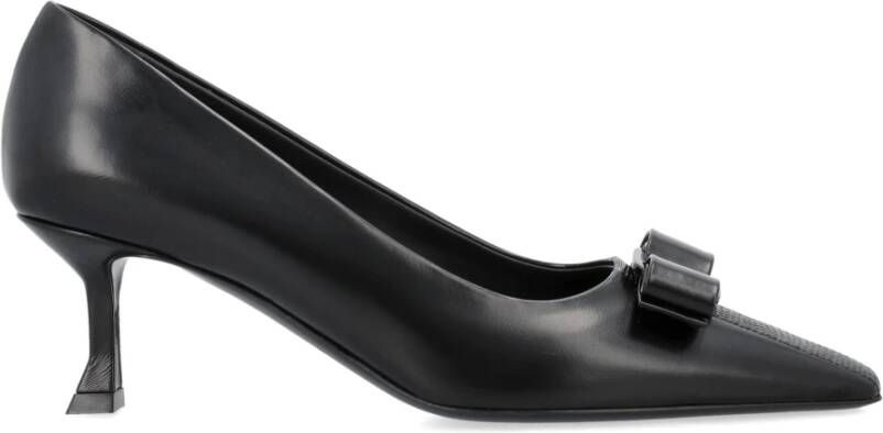 Salvatore Ferragamo Zwarte Siwar 60 Pumps met Strik Black Dames