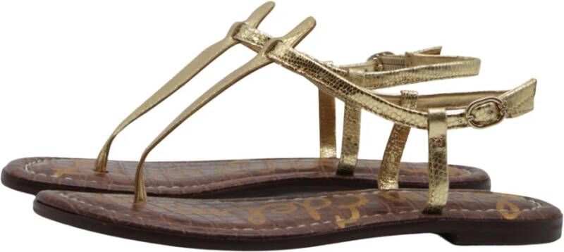 Sam Edelman Flat Sandals Yellow Dames