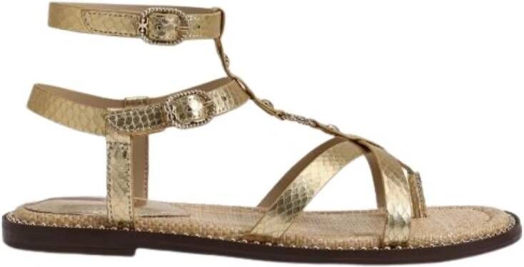 Sam Edelman Gouden Sandalen voor Vrouwen Yellow Dames