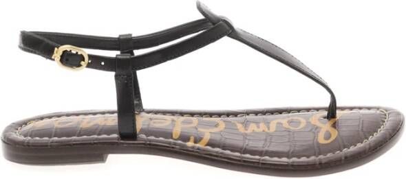 Sam Edelman Zwarte Gigi Thong Sandalen Black Dames