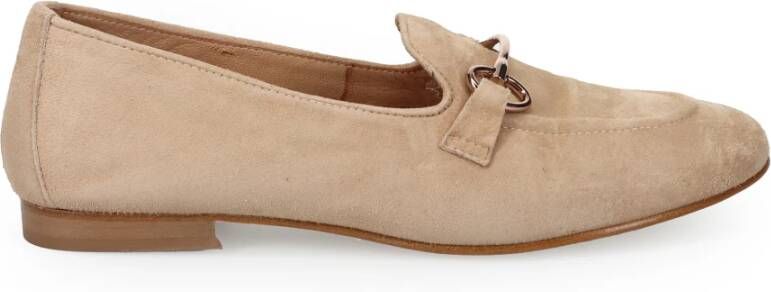 Sangiorgio Beige Moccasin Schoenen Beige Dames