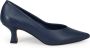 Sangiorgio Blauwe Hak Pumps voor Dagelijkse Glamour Blue Dames - Thumbnail 1