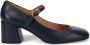 Sangiorgio Blauwe Hakriem Kalfsleren Schoenen Blue Dames - Thumbnail 1