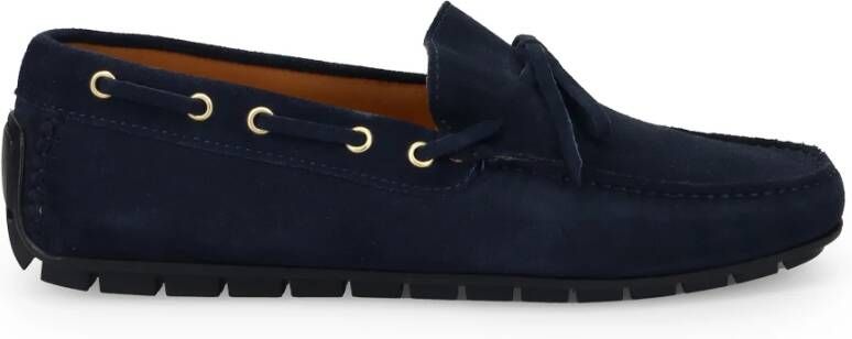 Sangiorgio Blauwe Mocassins Zomerstijl Blue Heren