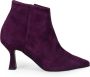 Sangiorgio Elegante Paarse Suède Enkellaarzen Purple Dames - Thumbnail 1