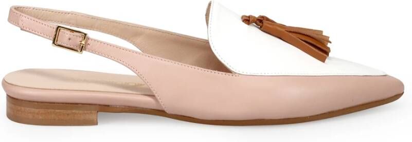 Sangiorgio Elegante platte ballerina schoenen Beige Dames