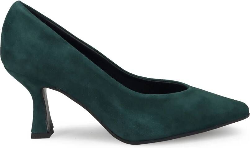 Sangiorgio Groene Suède Hak Pumps Green Dames