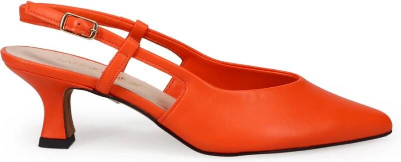 Sangiorgio Oranje Hak Schoenen voor Dagelijkse Elegantie Orange Dames