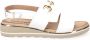 Sangiorgio Witte Leren Sandalen White Dames - Thumbnail 1